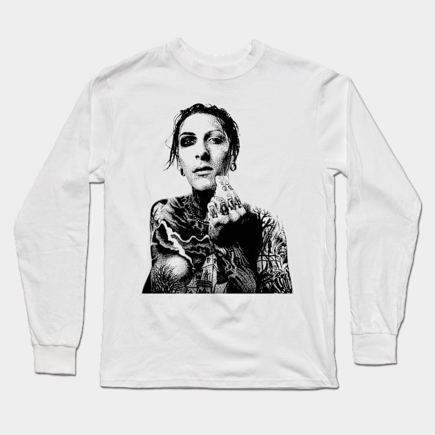 Chris Cerulli // Pencil Sketch Long Sleeve T-Shirt by Amor13Fati